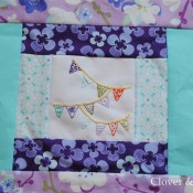 Embroidered Bunting