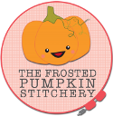Frosted Pumpkin Stitchery