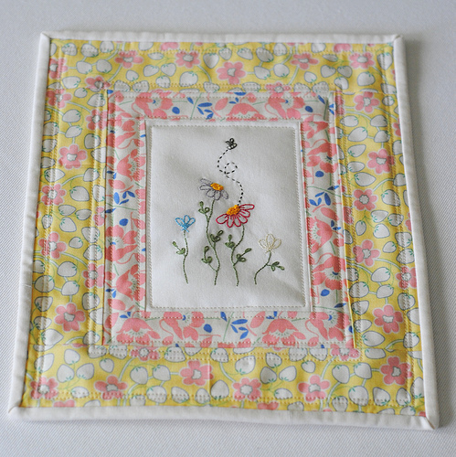 Embroidery Mini Quilt