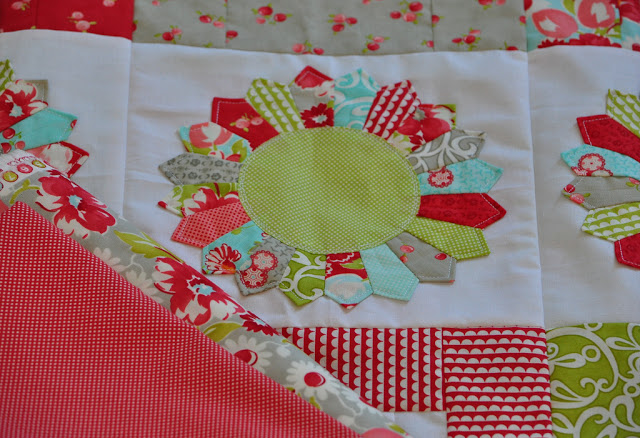 A quilt waiting for a baby!