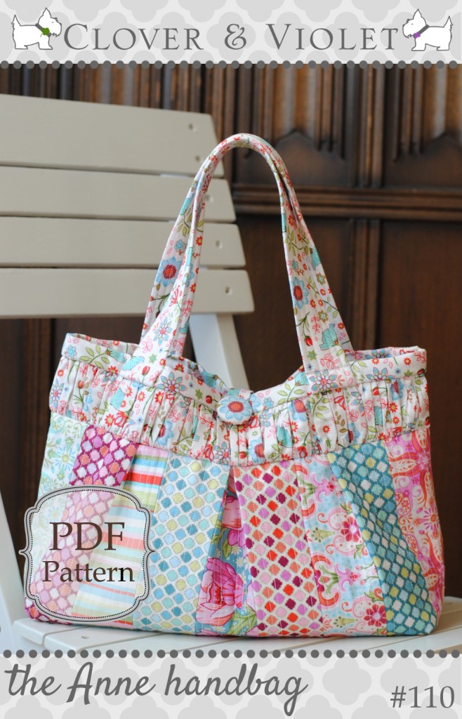 Geometric Floral Spring - Gray Clover Canvas Tote Bag