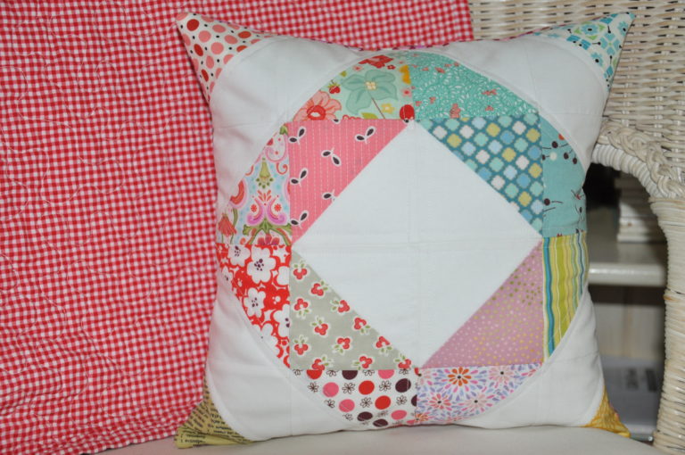 Patchwork Pillow, Pincushion and Notion Holder, Plus!