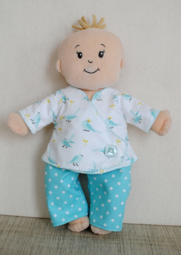 Kimono PJs for Baby Stella Doll