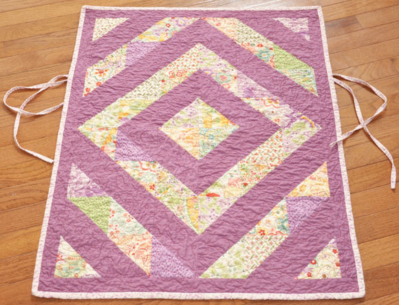 Finished Sophie Car Seat/Stroller Quilt {Baby Lydia}