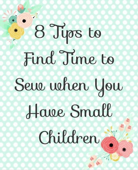 Tips to Find Time to Sew