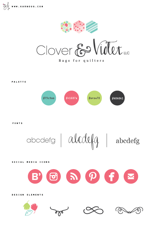 A New Clover & Violet Logo