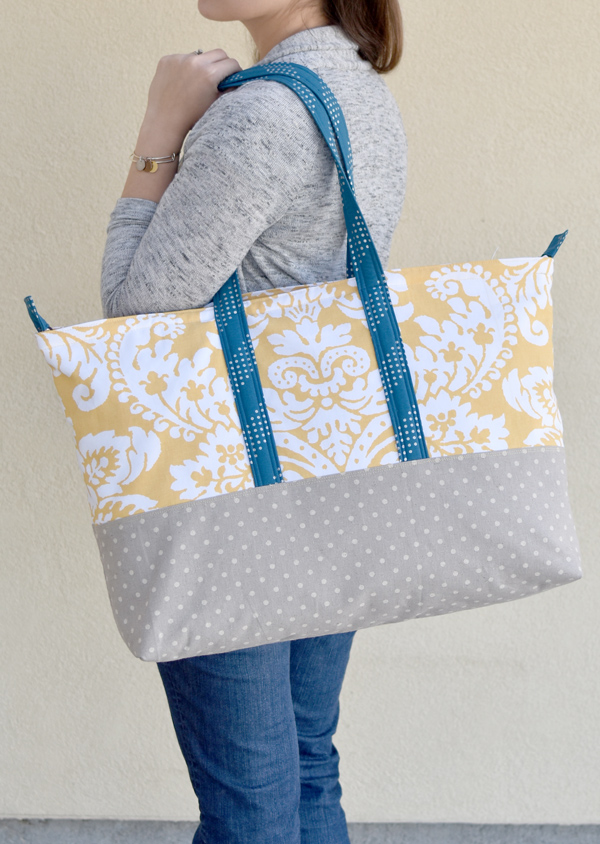 Jumbo Shopper :: Sew4Home Bags & Totes - Clover & Violet