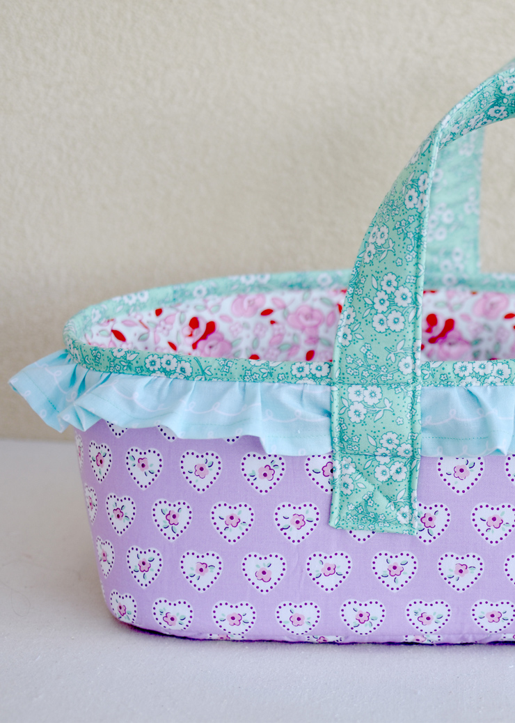 The Rosie Baby Basket & Little Dolly Fabric