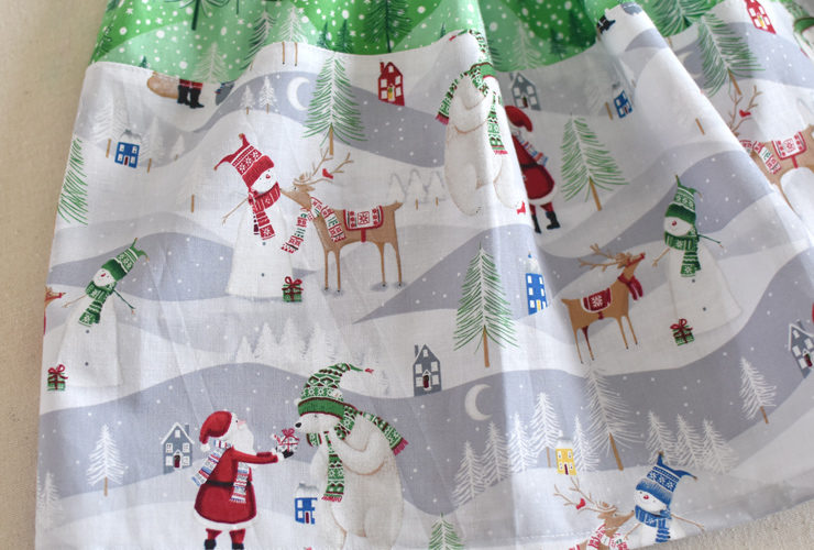 Christmas in July Skirt :: Blog Hop & Giveaway
