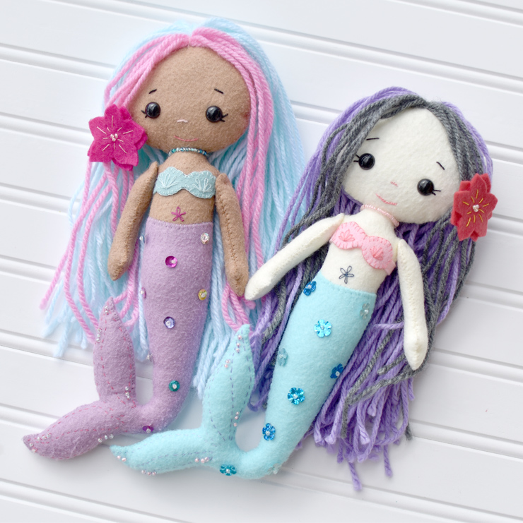 My Felt Doll :: Mermaids