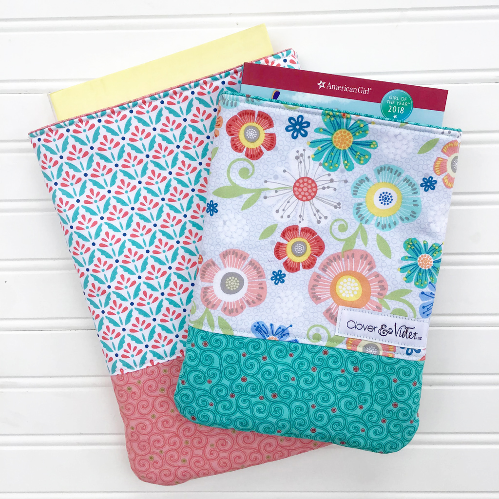 Katie Book Sleeve for the Home Grown Blog Hop (& GIVEAWAY!) - Clover &  Violet