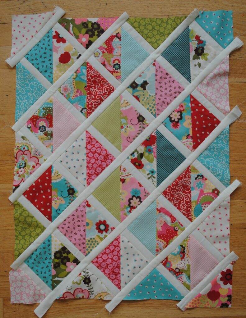 Sophie car seat quilt layout