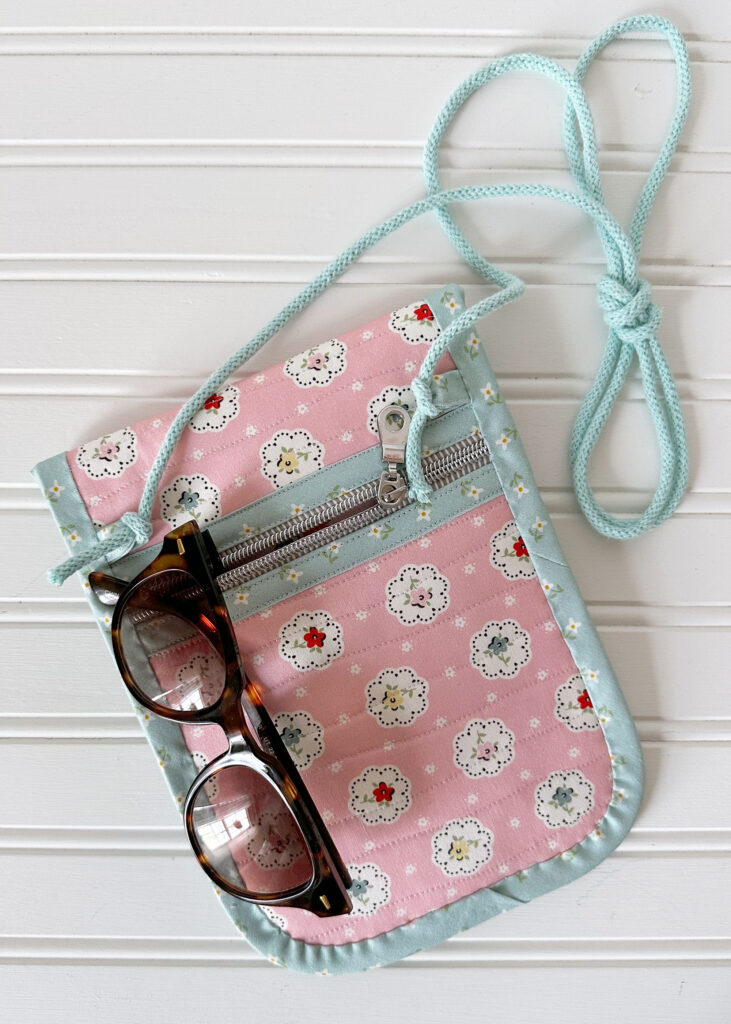 Crossbody Pouch in My Favorite Things Fabric
