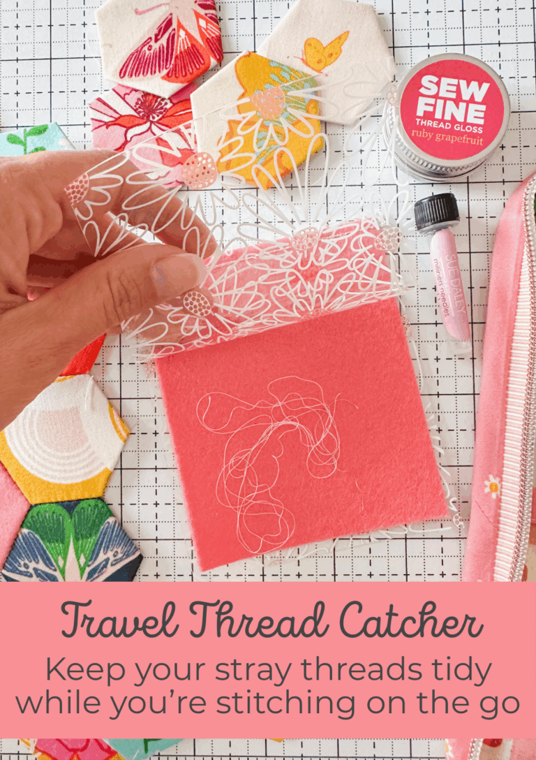 Tutorial: Travel Thread Catcher for Sewing on the Go