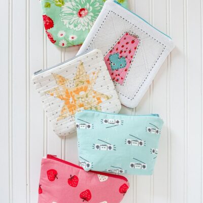Zipper Pouch Challenge – Live Online Zipper Pouch Sewing Class for Beginners